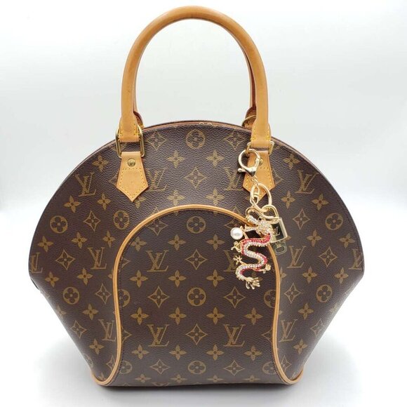100% Auth Louis Vuitton Lock & Key with unbranded Bagcharm, Keycharm, Keychain - Picture 1 of 7